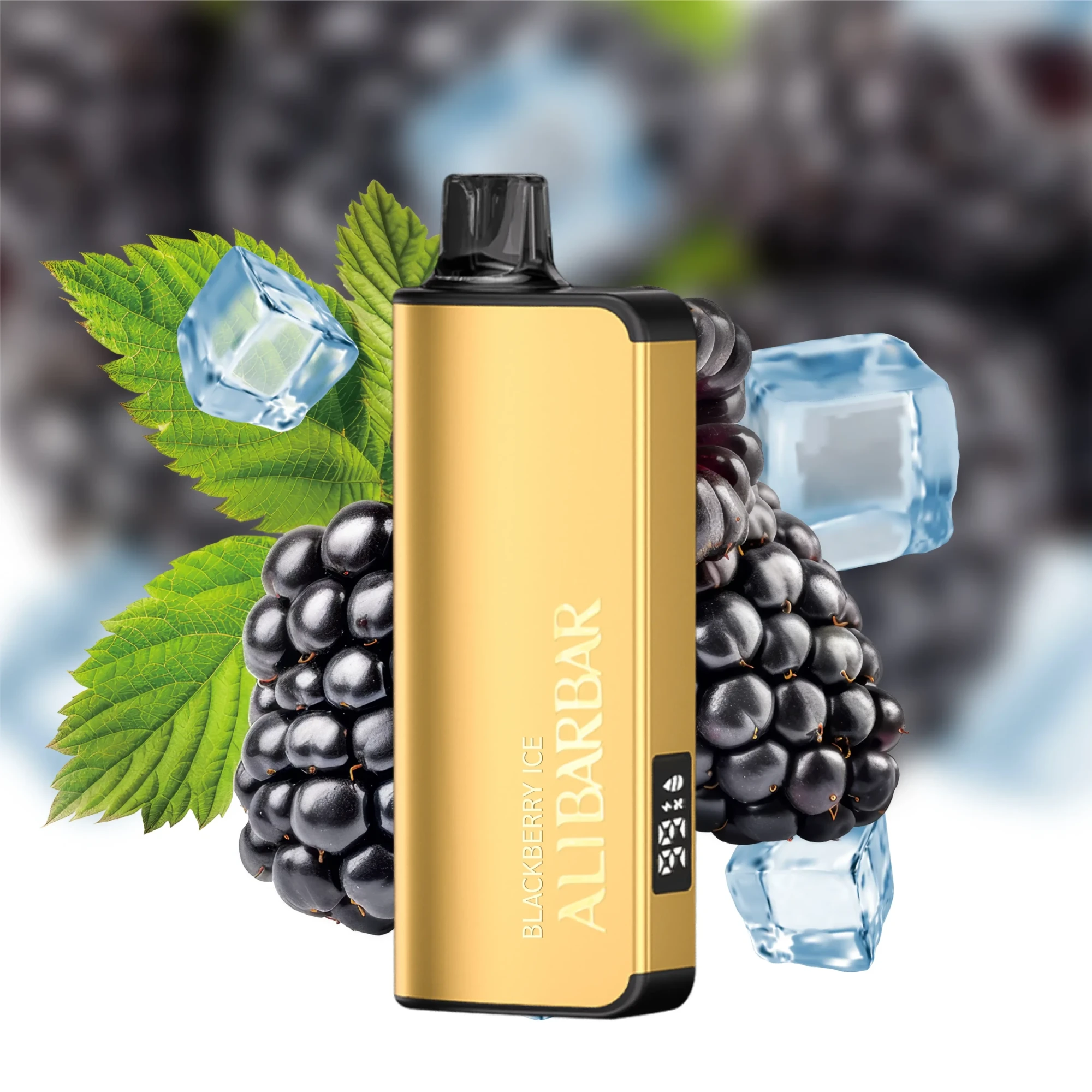 ALIBARBAR INGOT 9000 Puffs Blackberry Ice
