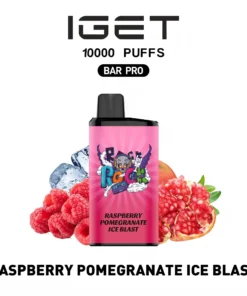 IGET BAR PRO RASPBERRY POMEGRANATE ICE BLAST