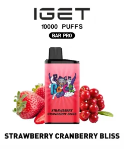 IGET BAR PRO 10000 STRAWBERRY CRANBERRY BLISS