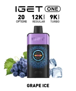 IGET ONE Vape 12000 PUFFS GRAPE ICE