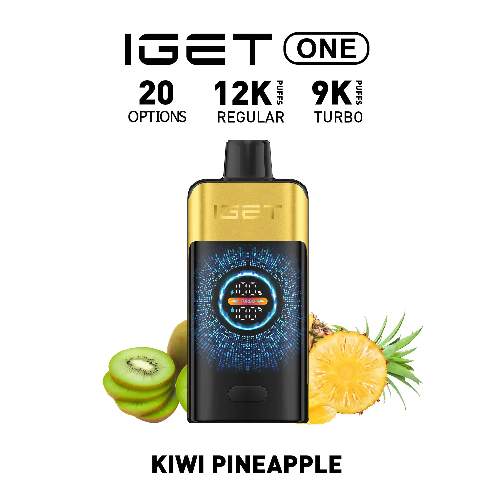 IGET ONE Vape 12000 PUFFS KIWI PINEAPPLE
